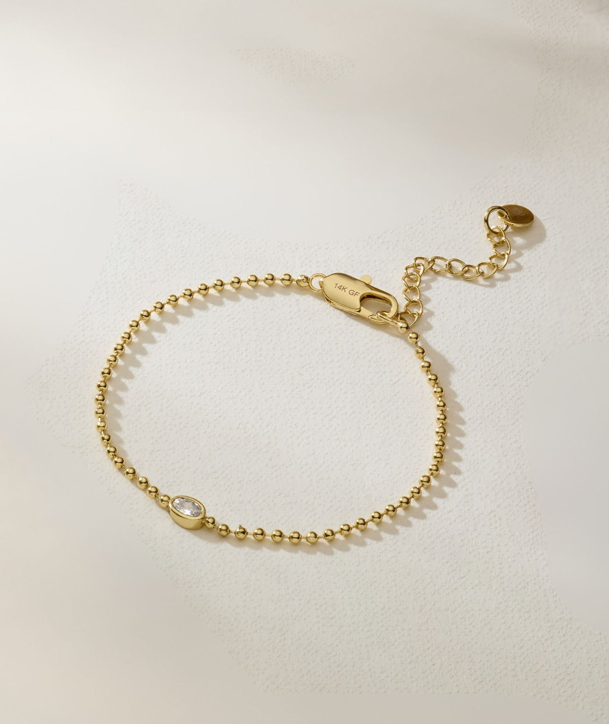 Gold Filled Diamond Oval Set