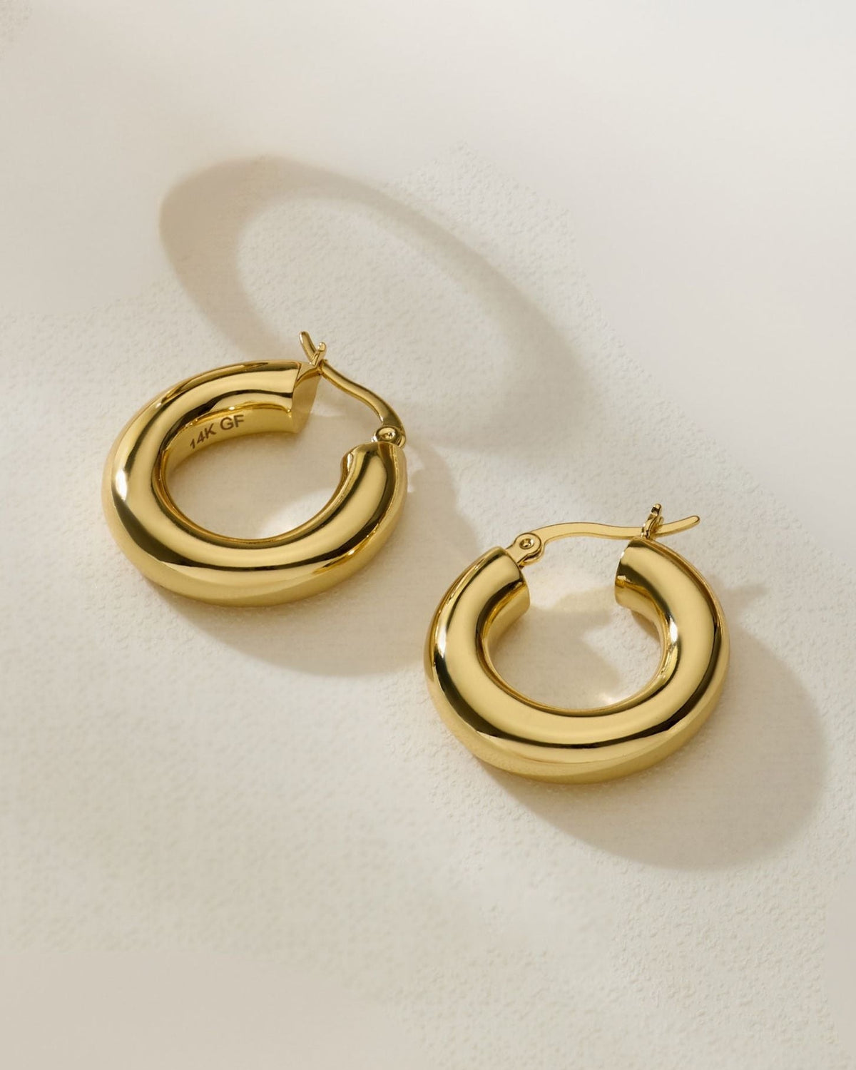 Gold Filled Chunky Hoops