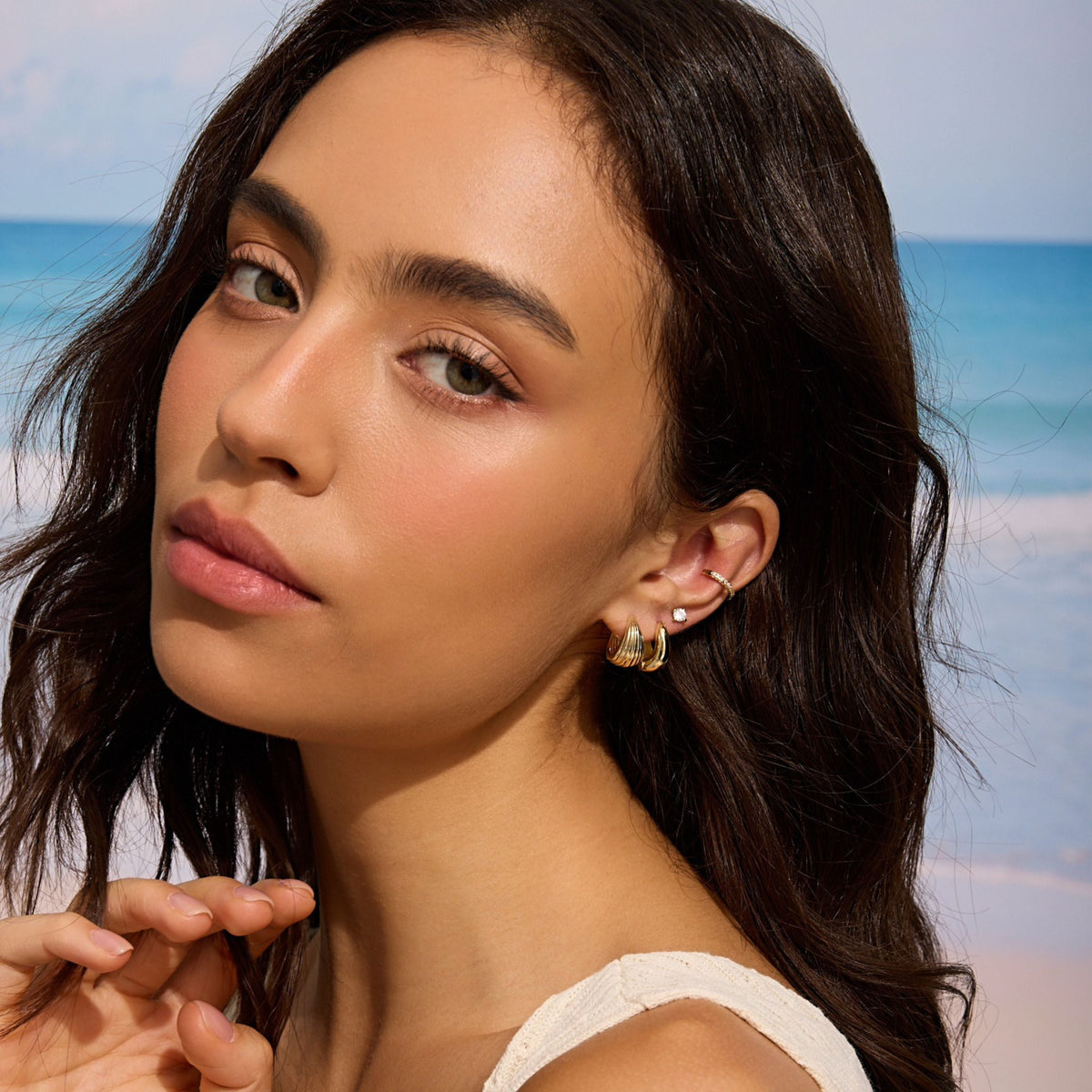 Sculpted Hoops