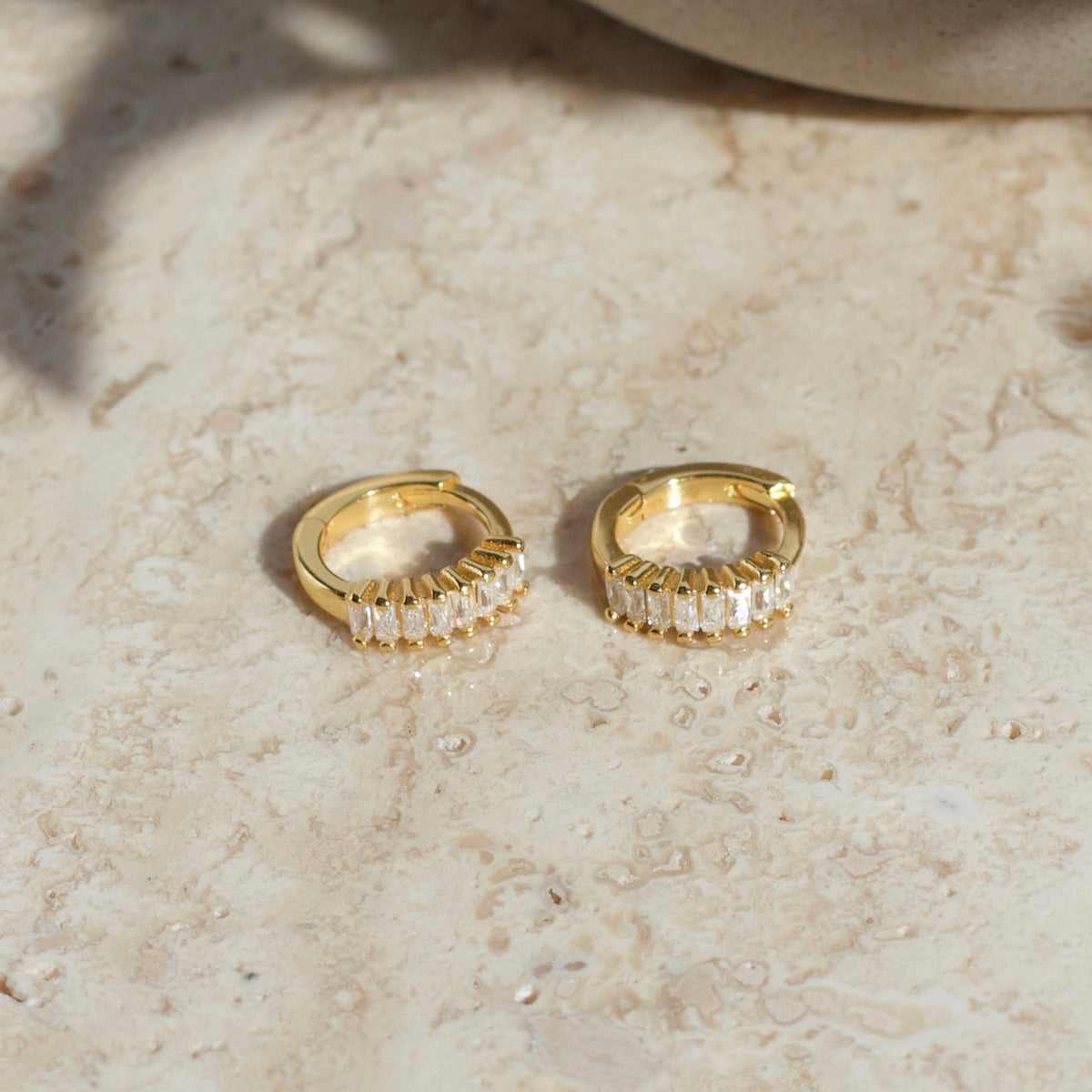Baguette Huggie Hoops