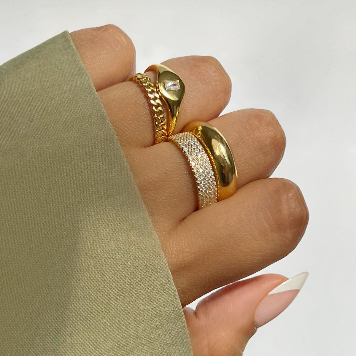 Baguette Signet Ring