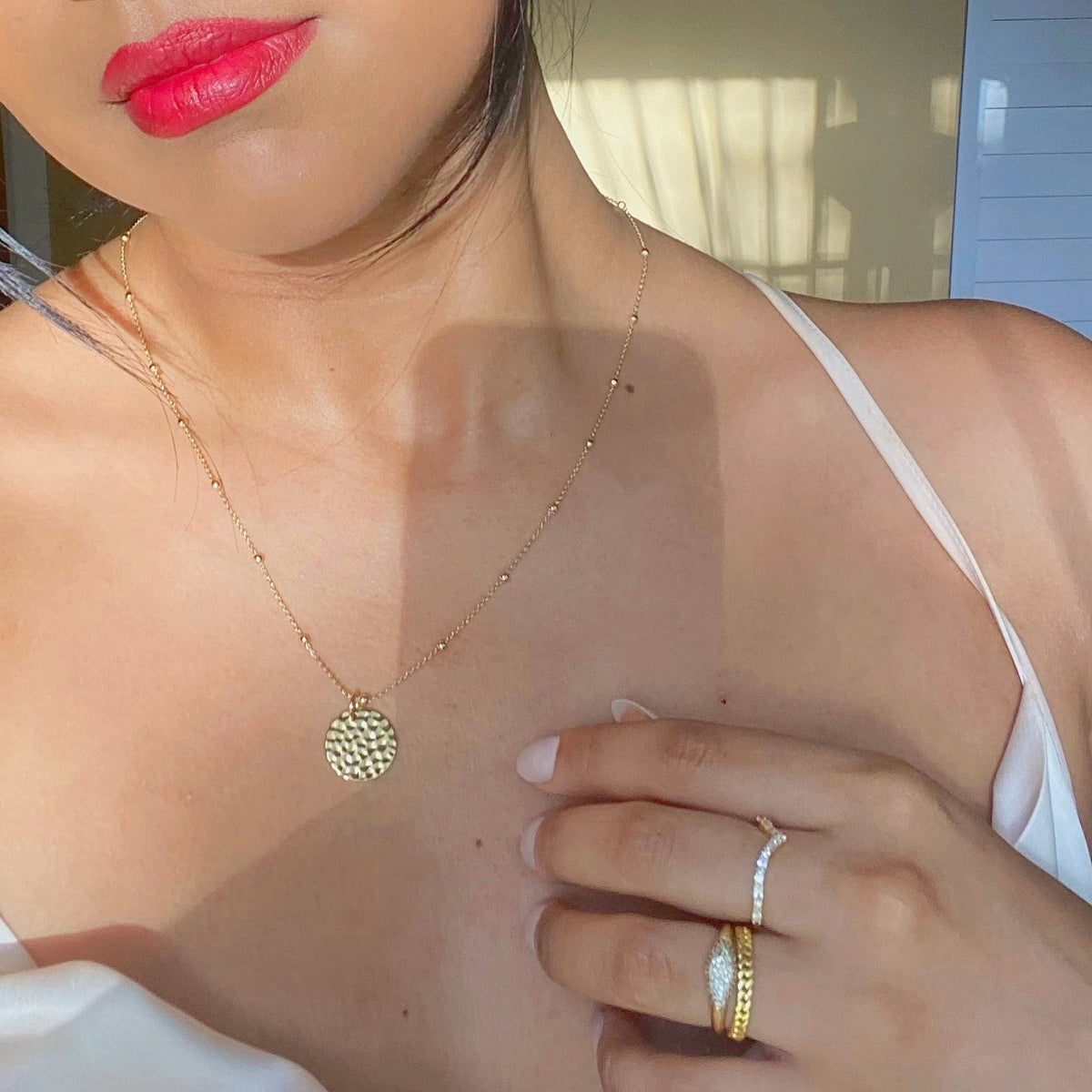 Diamond Chevron Ring