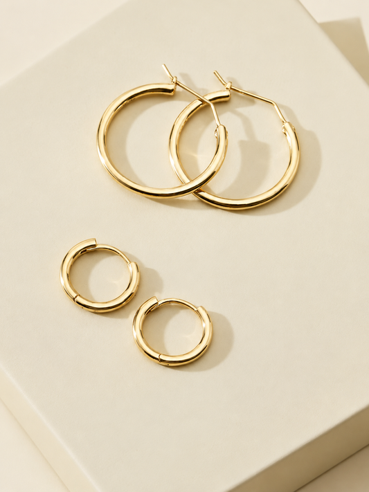 Plain Hoop Set