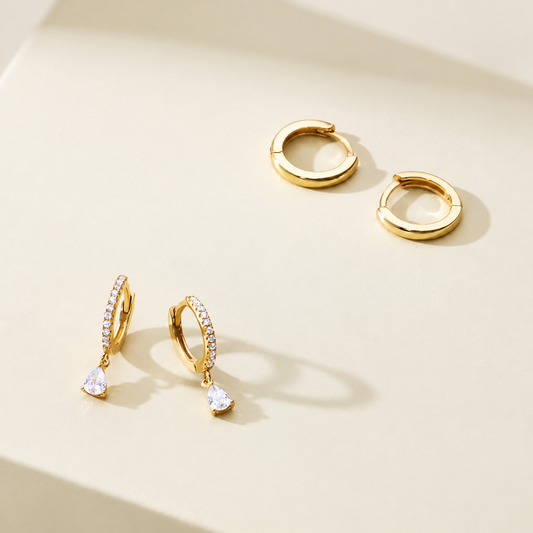 Pear Drop Earring Set