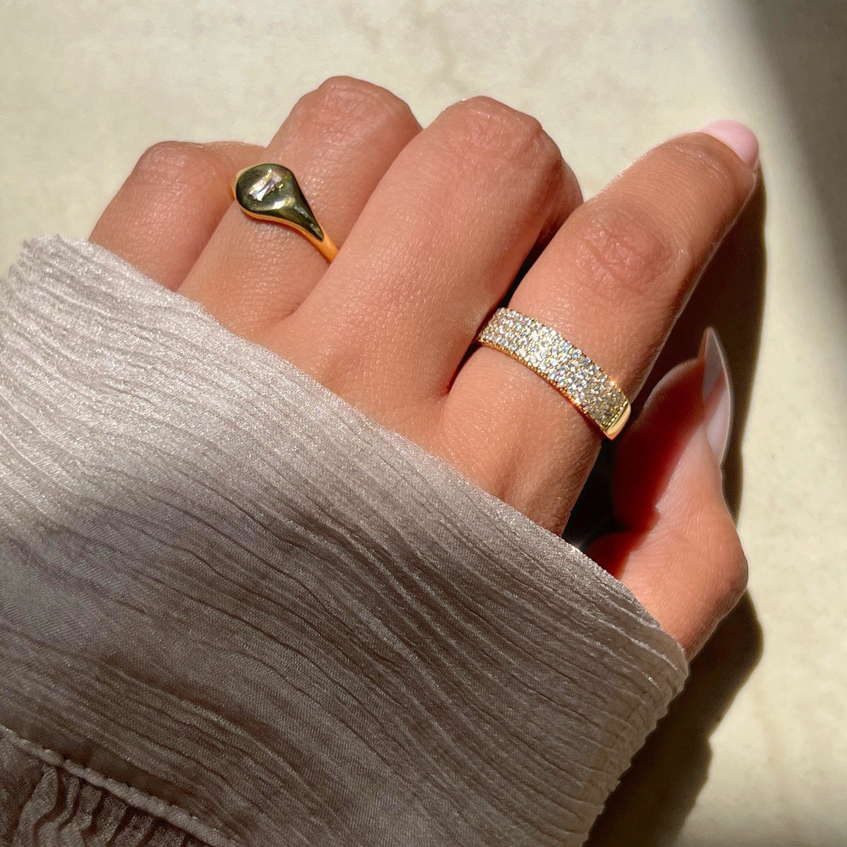 Baguette Signet Ring