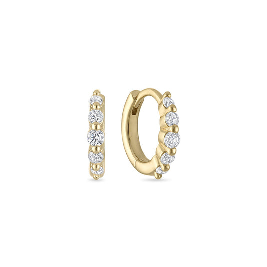 14k Vermeil Classic Petite Huggies