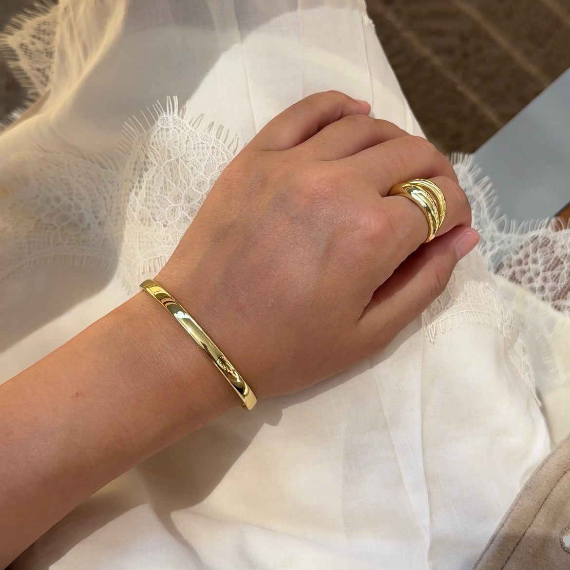 Gold Filled Cuff Bracelet