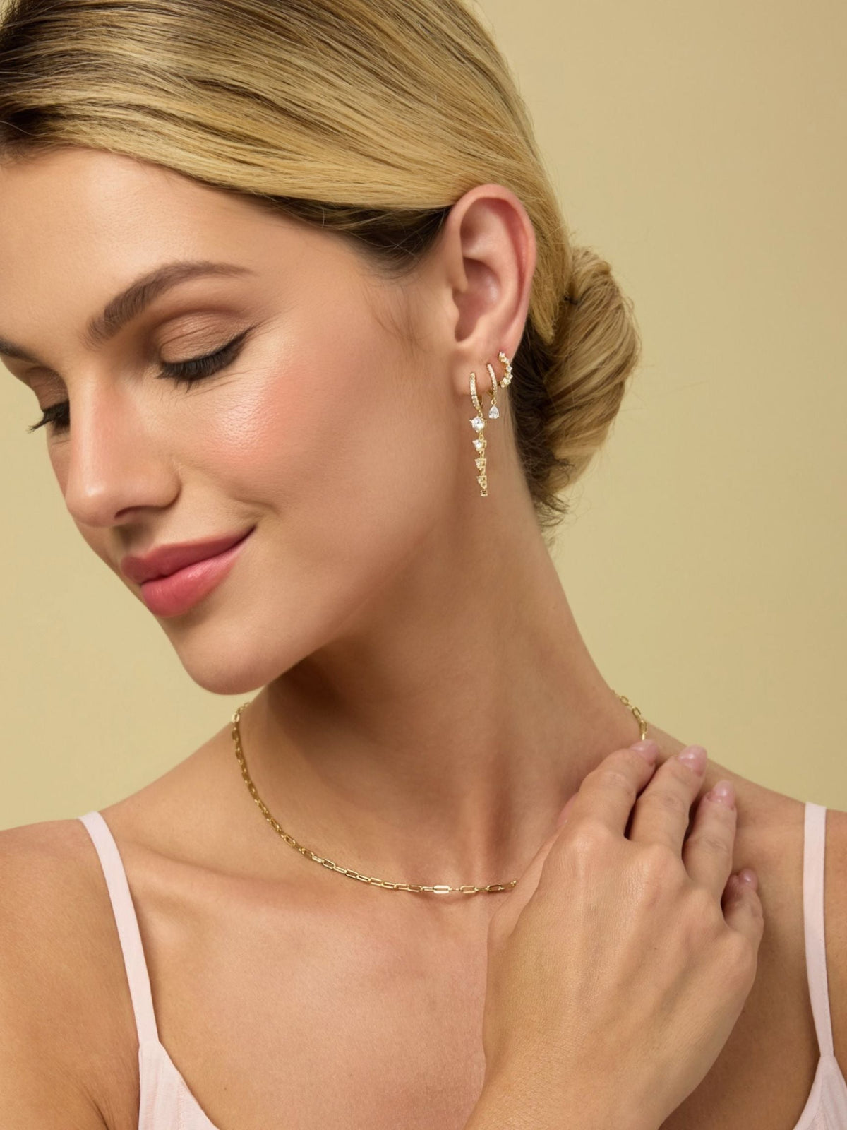 Pear Drop Hoops