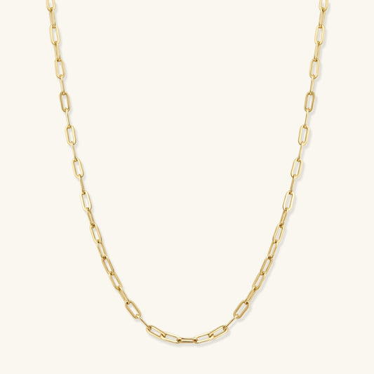 Gold Filled Paperclip Chain