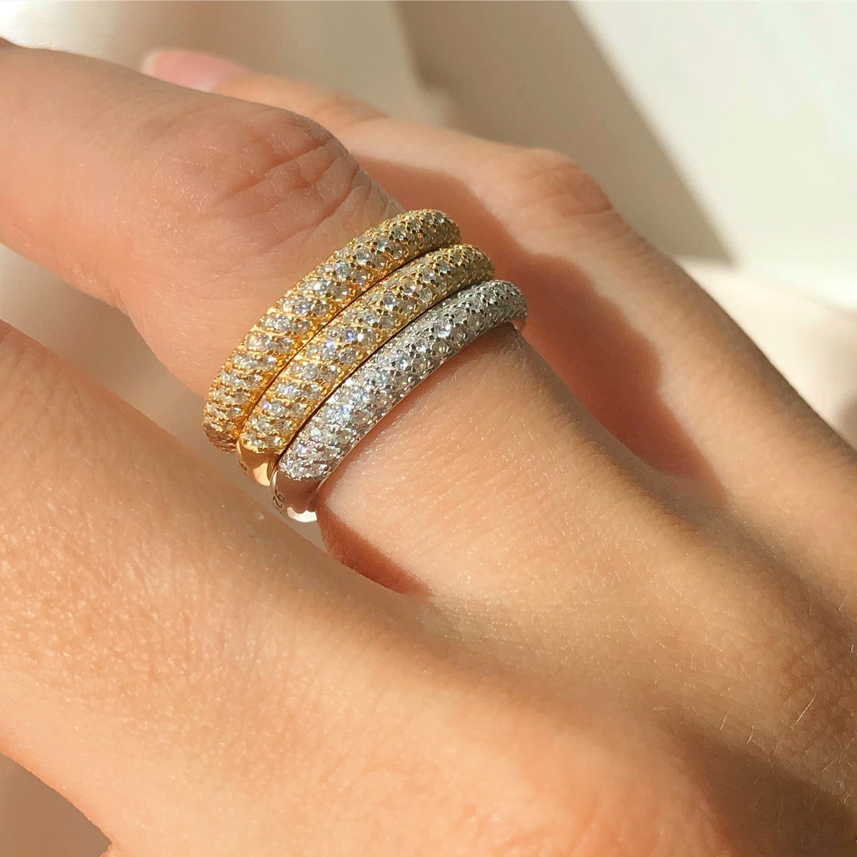 Pave Diamond Band