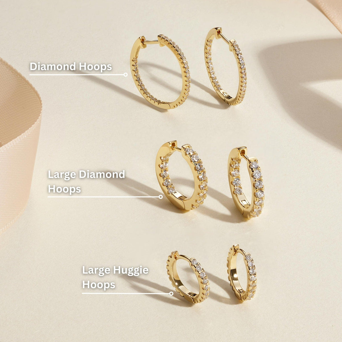 Triple Hoop Set