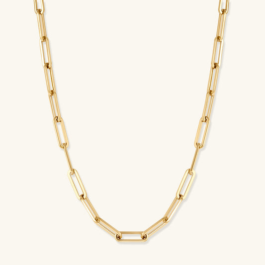 Large Paperclip Necklace