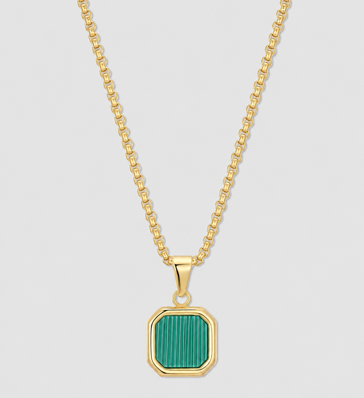 Malachite Stone Pendant