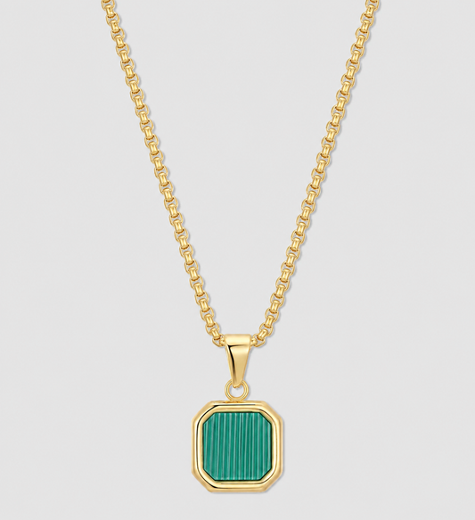Malachite Stone Pendant
