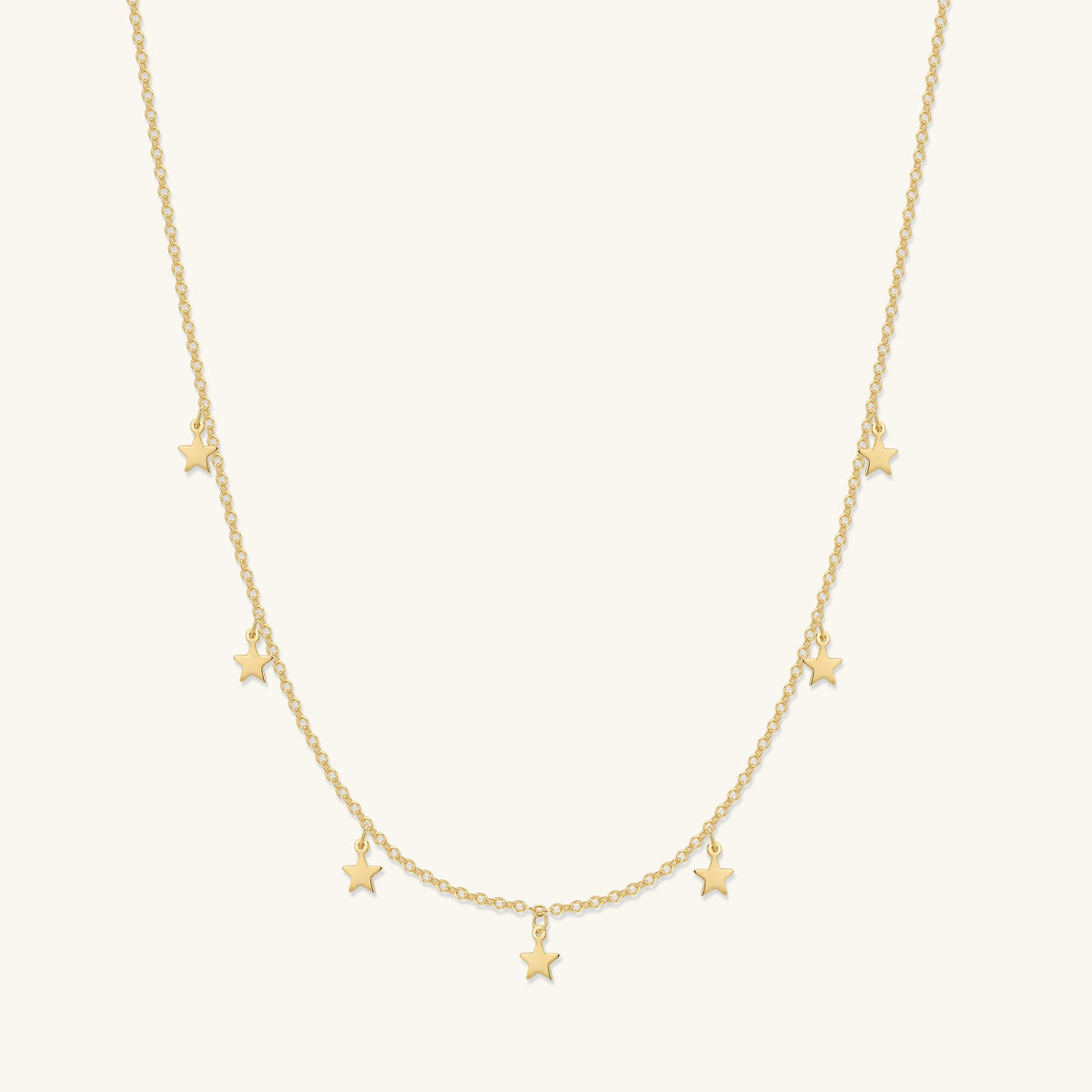 Star Choker + Moon Necklace Set